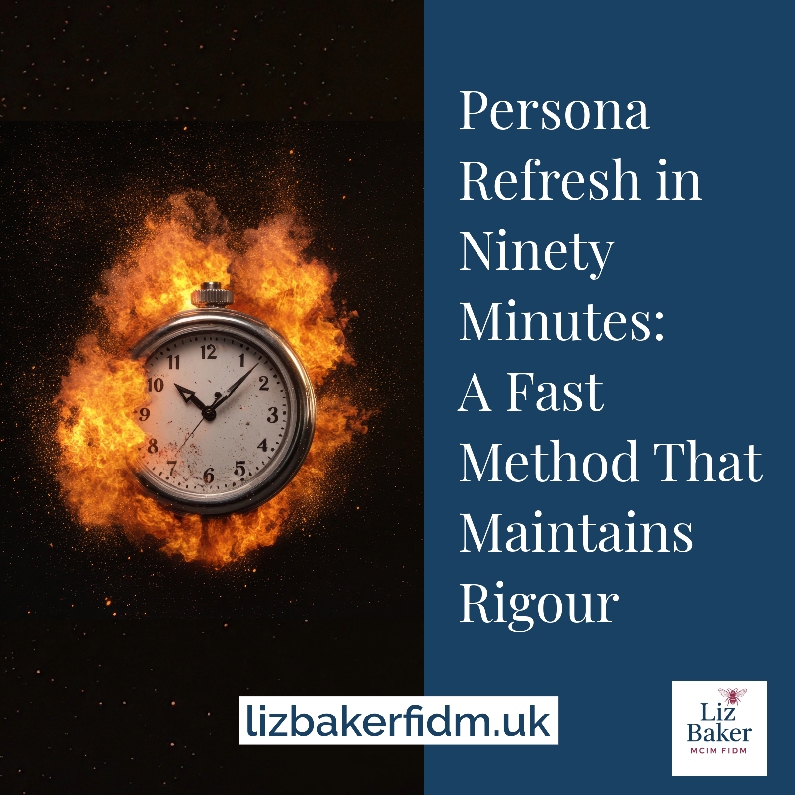 Persona Refresh in Ninety Minutes: A Fast Method That Maintains Rigour