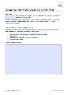 Building Your Customer Network